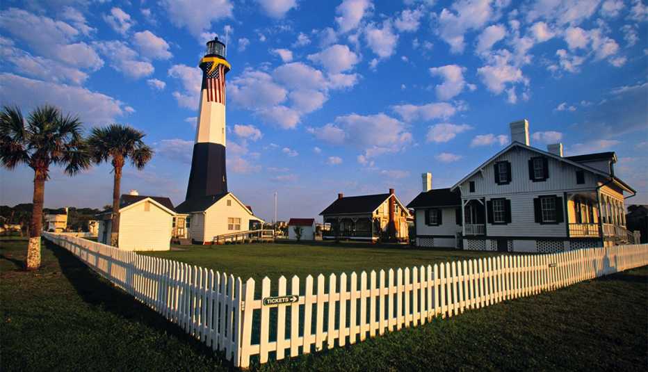 Lighthouse at Tybee Island, Georgia Lighthouse at Tybee Island, Georgia