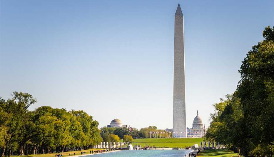 View of National Mall and Washington Monument 