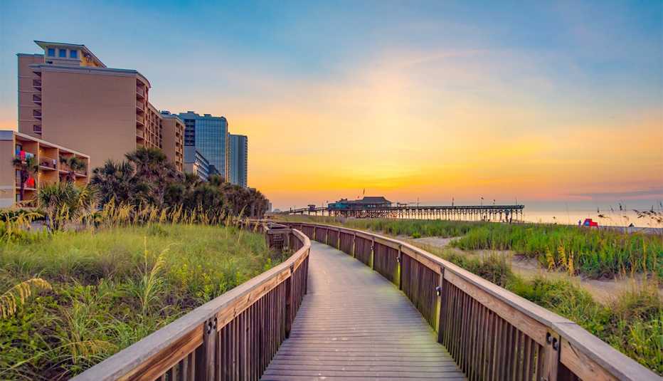 Myrtle Beach South Carolina SC at sunrise