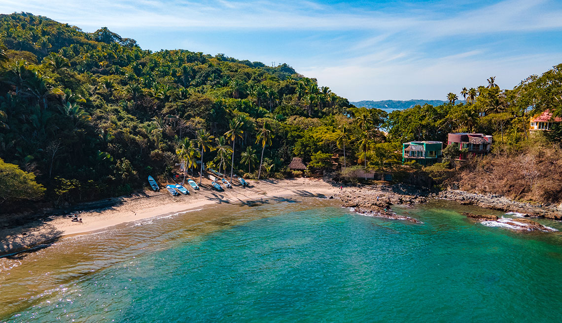 Secret Beach in San Pancho, Nayarit