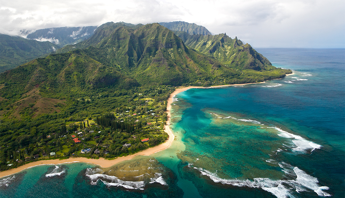Hana bail hie point north shore of Kauai, Hawaii