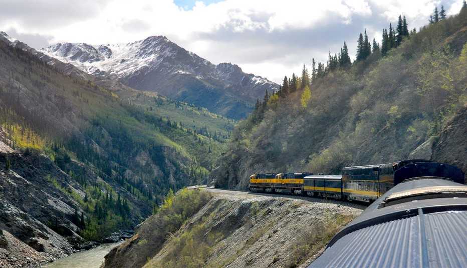 Denali Alaska railroad route Denali Alaska railroad route