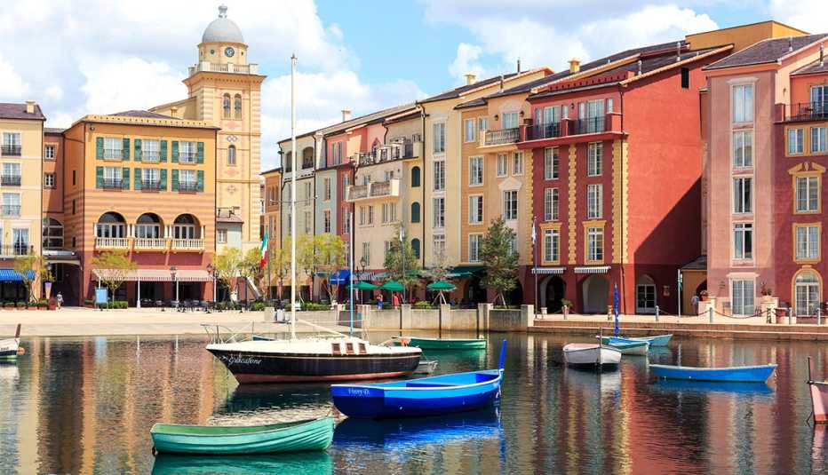 Portofino hotel, part of Universal Studios theme park
