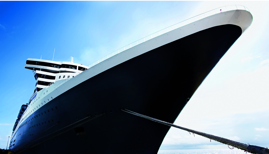 View Of The Massive Bow Of The Ship, Find The Cruise Ship For You