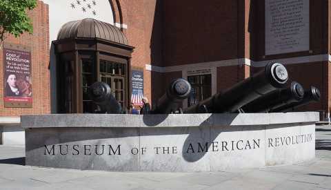 Outside of the Museum of the American Revolution Outside of the Museum of the American Revolution