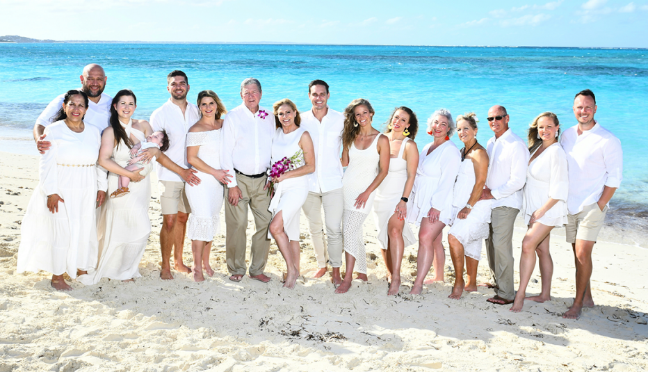the harney family on a trip to turks and caicos