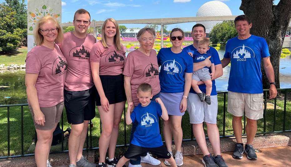 the breeling family took a trip to disney world in orlando florida