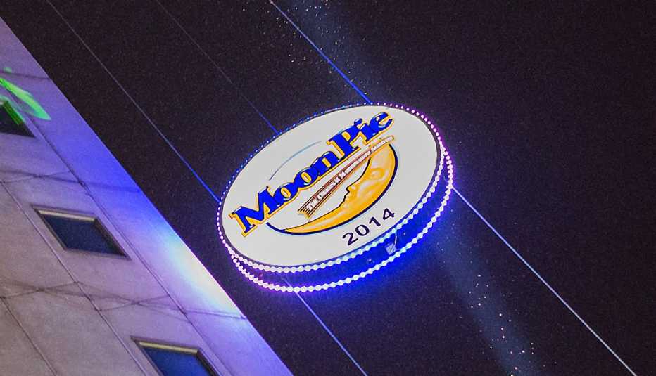 for new years in mobile alabama a giant moon pie is dropped