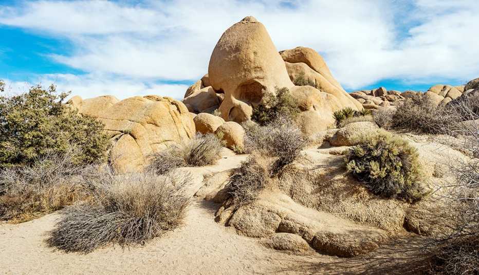 skull rock on a sunny day
