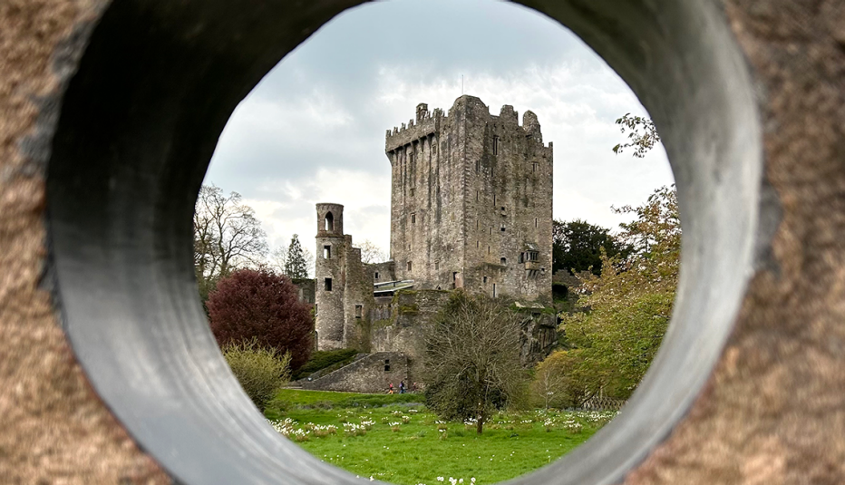 blarney castle in the village of blarney in ireland