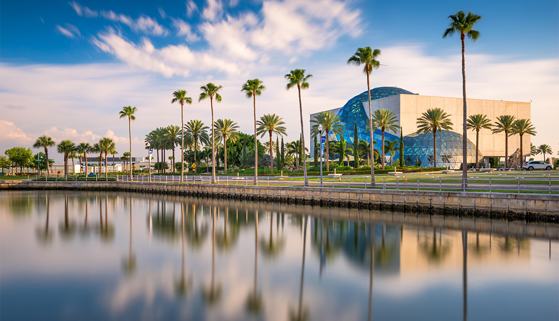 Exterior of the Salvador Dali Museum in St. Petersburg, Fl