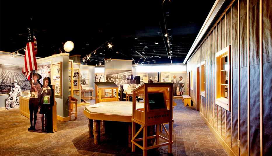 The Heart Mountain Wyoming Foundation Interpretive Learning Center outside of Cody, Wyoming The Heart Mountain Wyoming Foundation Interpretive Learning Center outside of Cody, Wyoming