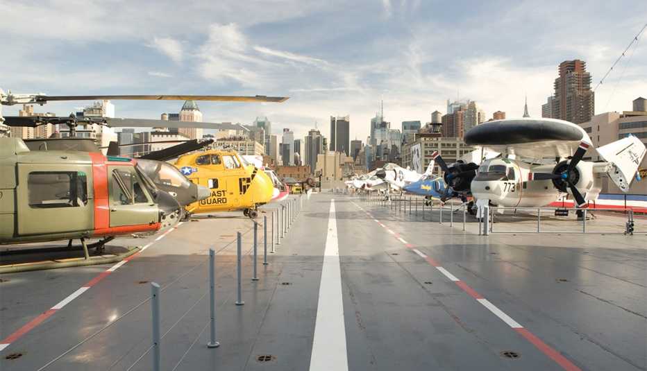 U.S.S. Intrepid flight deck