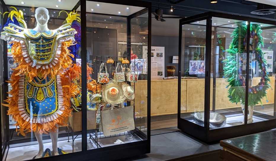 colorful exhibit at Island Space Museum