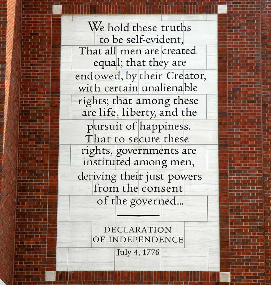 Passage from the declaration of independence