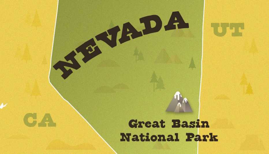 locator map of great basin national park in nevada locator map of great basin national park in nevada