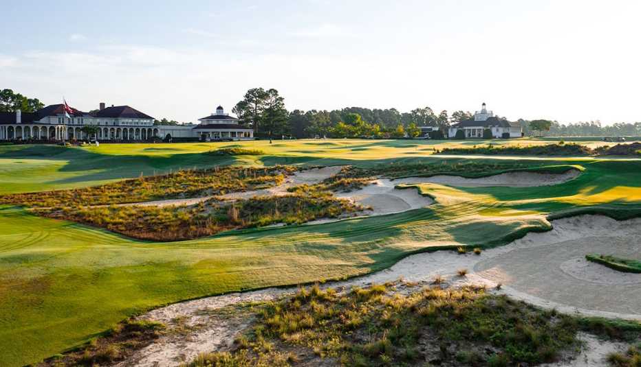 the nine hole cradle short course at pinehurst in north carolina the nine hole cradle short course at pinehurst in north carolina
