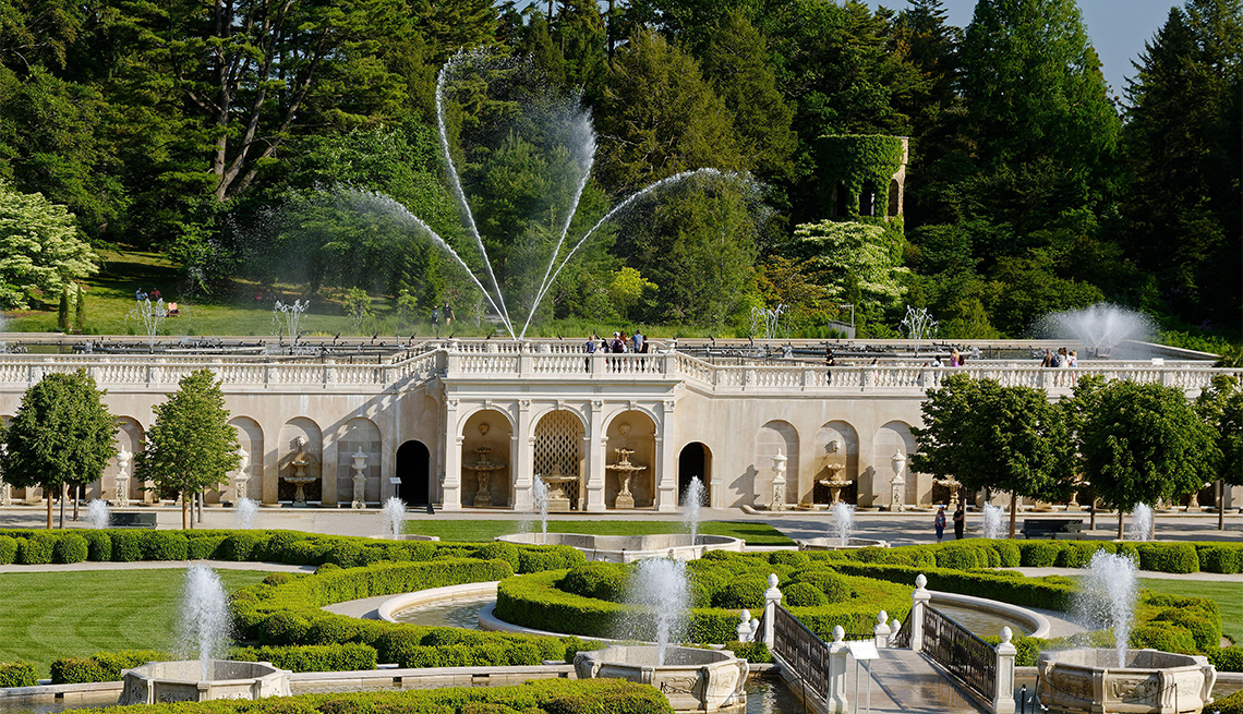 Fountain Garden, at  Longwood Gardens, Pennsylvania