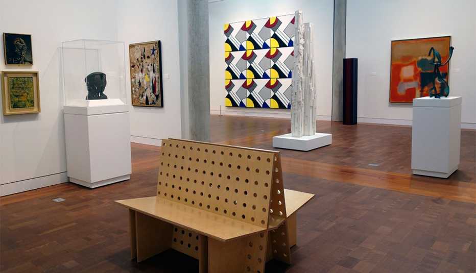 interior Vassar College art museum