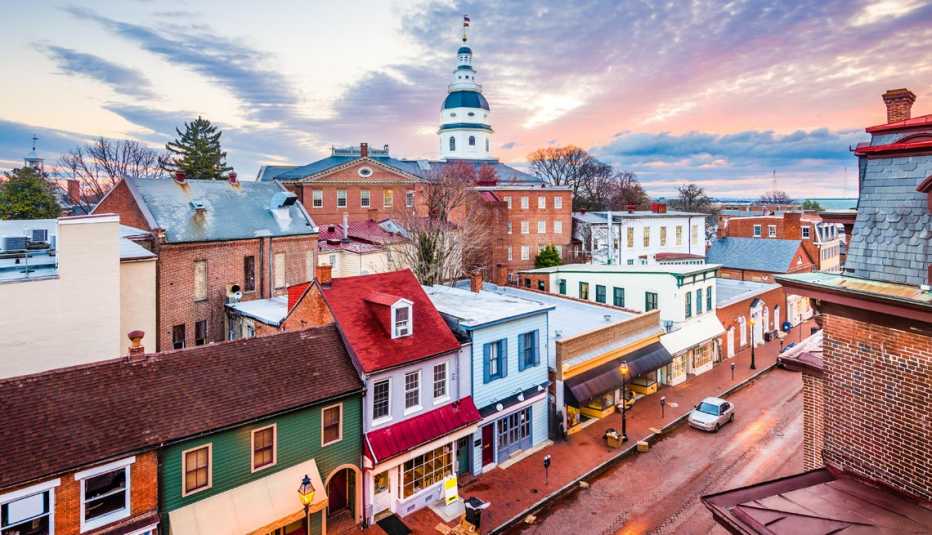 aerial view of annapolis maryland aerial view of annapolis maryland