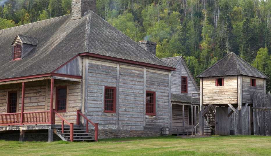 grand portage national monument great hall minnesota