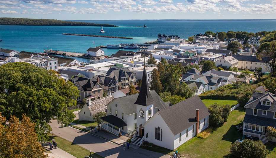 Mackinaw Island Town View