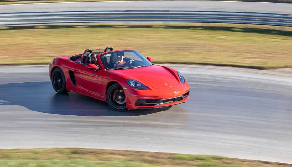 taking a porsche for a drive