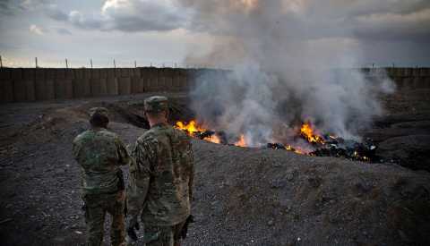 a burn pit a burn pit