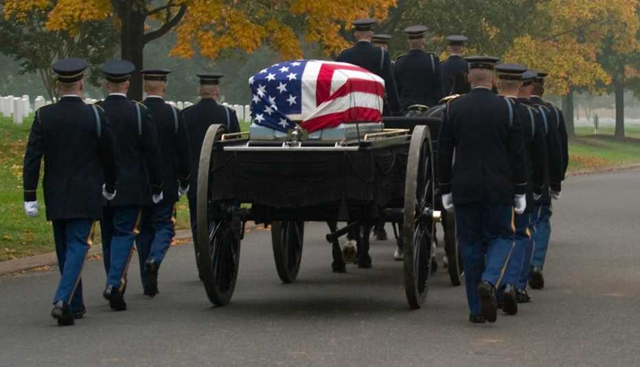 Military funeral at Arlington National Cemetery Military funeral at Arlington National Cemetery