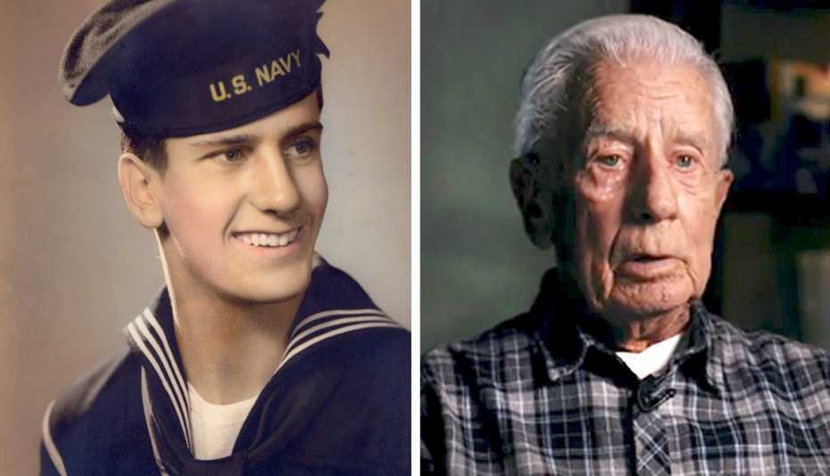 Philip Hollywood fought in Battle of Surigao Strait during World War II 