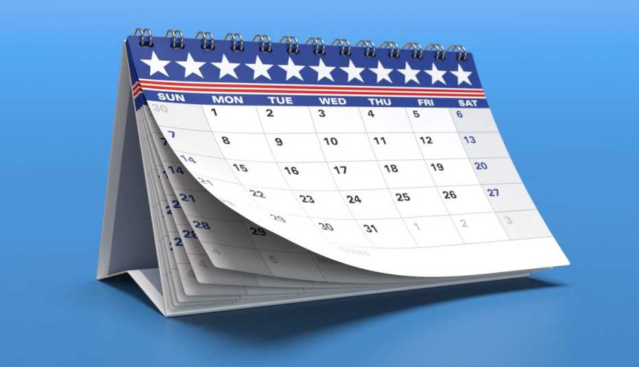 a calendar