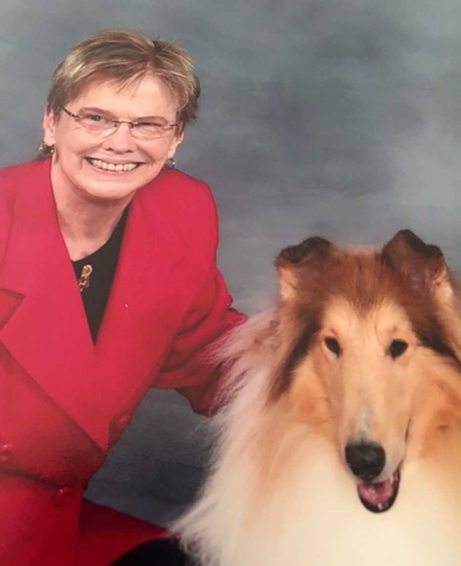 diane haston wagener and her dog