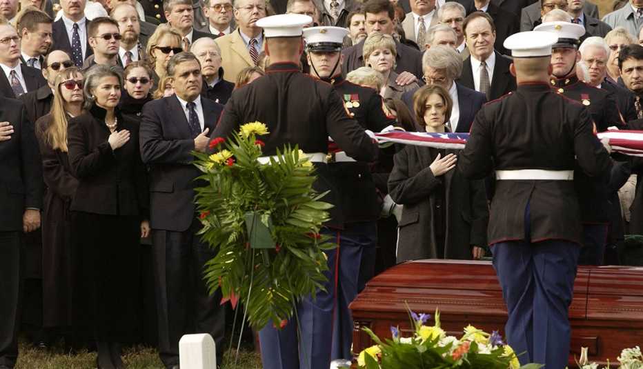 A military funeral A military funeral