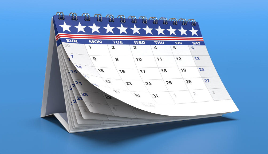 a calendar