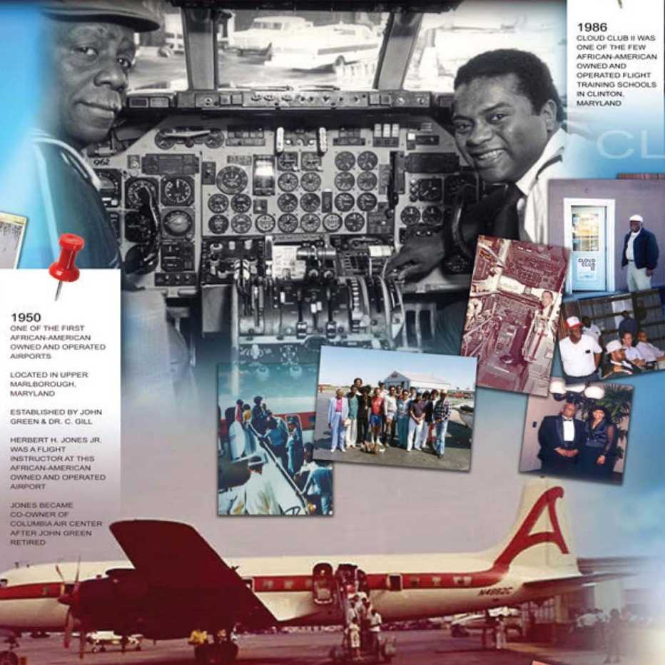 an exhibit about herbert jones and his contributions to aviation