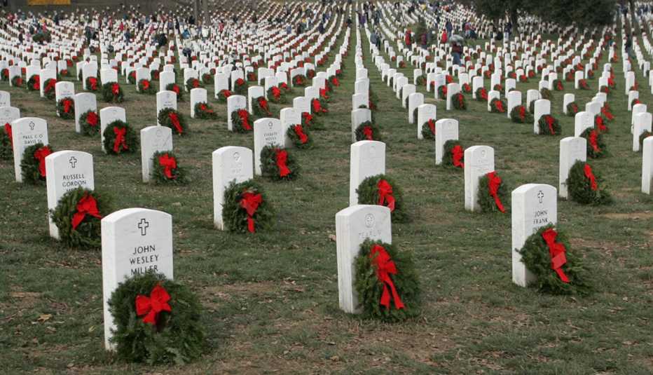 Gravestones at Arlington Cemetery