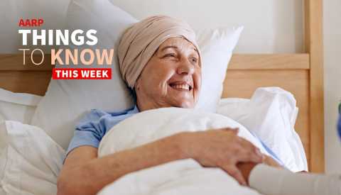 a patient with a bandage on her head