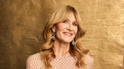 laura dern smiling at the a a r p movies for grownups awards