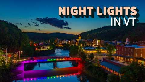 Bedazzled Bridges Lighting Up Montpelier, VT