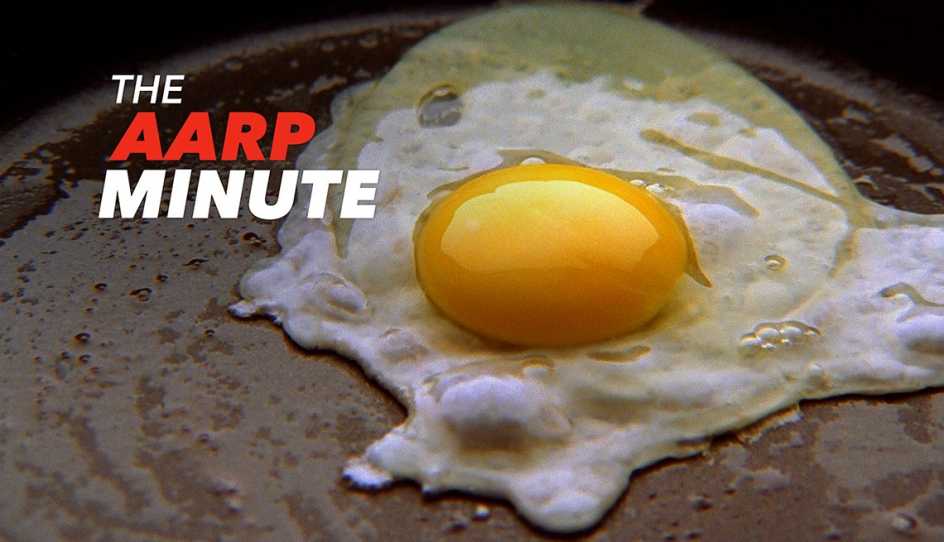an egg being fried