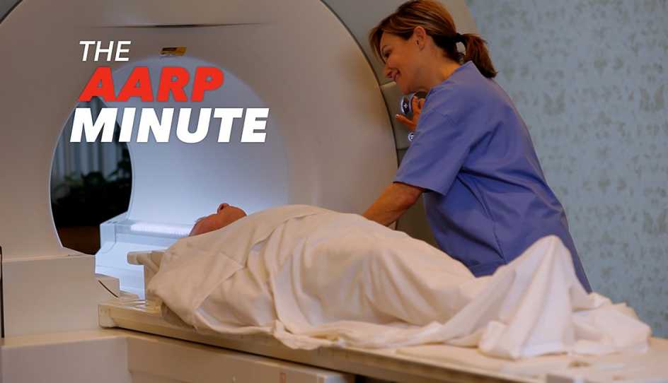 a nurse is talking with a patient who is having a test done