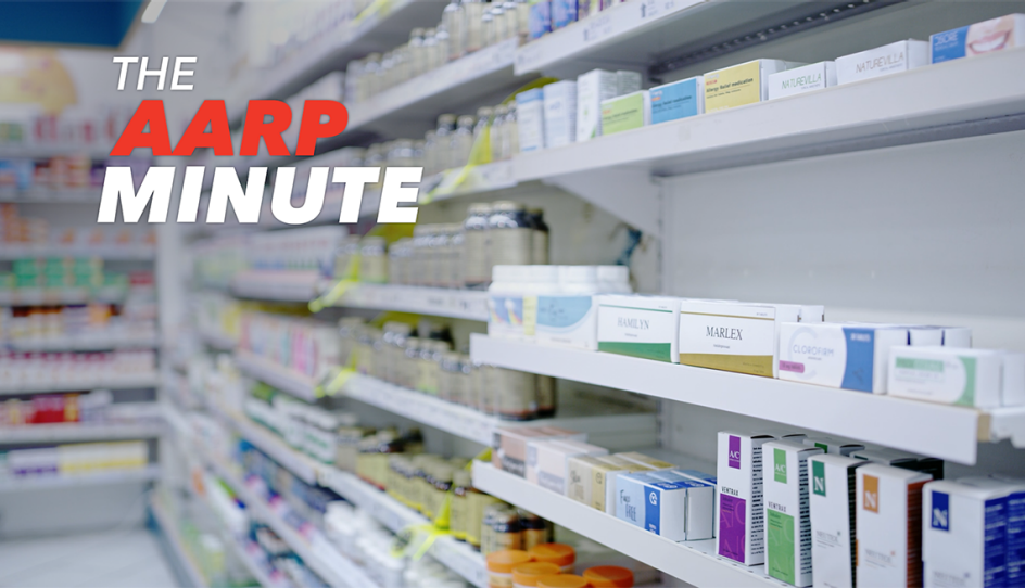medication on shelves