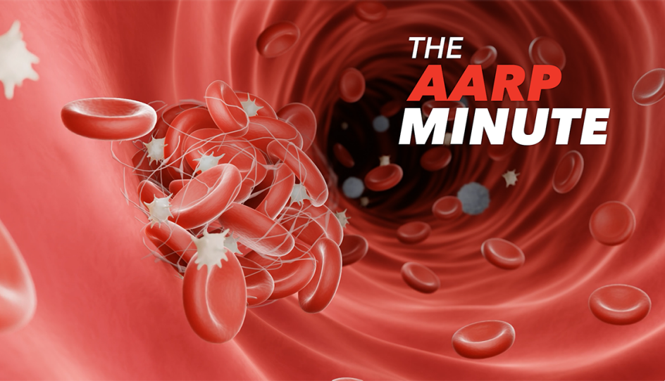 red blood cells in an artery