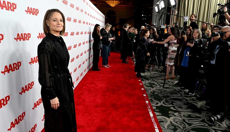 jodi foster on the red carpet