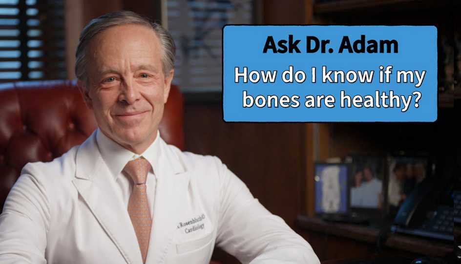 a doctor answering the question how do I know if my bones are healthy