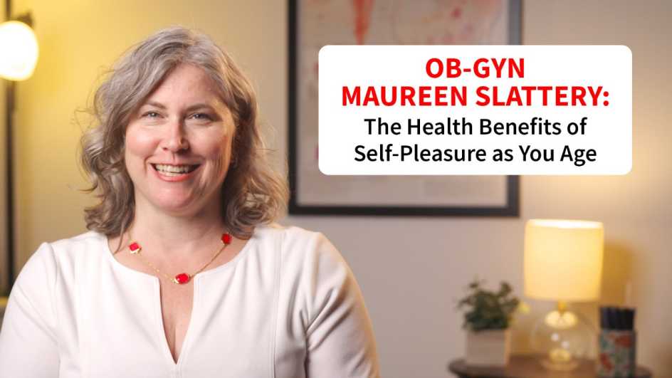 A still photo shows Dr. Maureen Slattery talking in the accompanying video