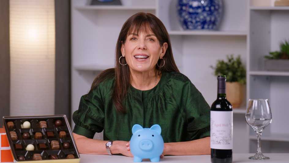 Jean Chatzky is shown in a still from the video