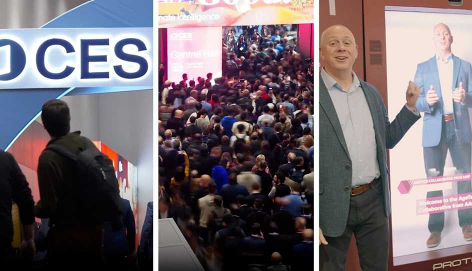 different images from the consumer electronics show