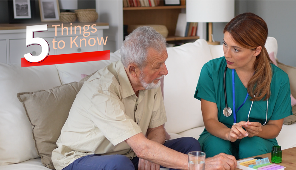a doctor talking to a patient