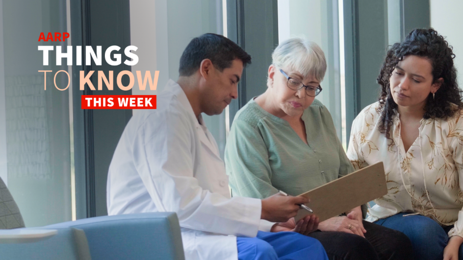 a doctor consults with two people